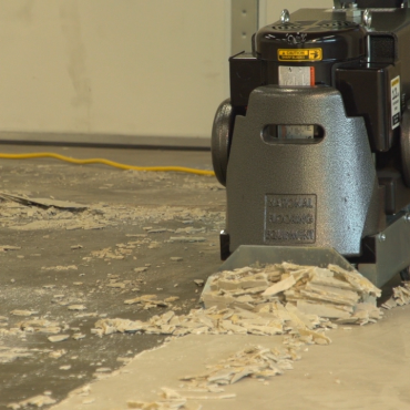VCT removal with the 6280 Walk-behind scraper
