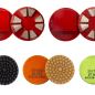 Puck style metal bond diamonds for the GP700  and GP3000 grinders are available for soft, medium and hard concrete.
